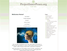 Tablet Screenshot of projectinnerpeace.org